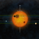 Illustration for article titled No, this isn't the twin of our solar system — but it's proof that our planetary orbits aren't a "fluke"